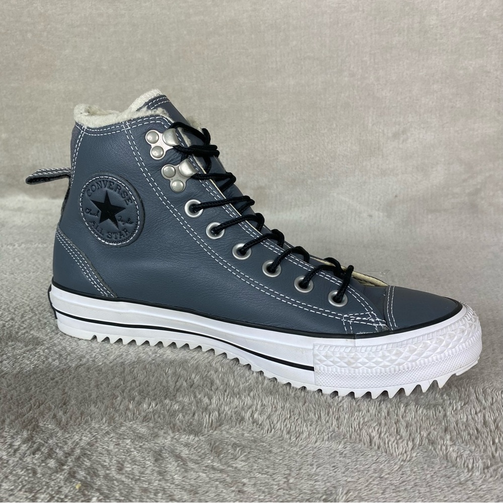 Converse Chuck Taylor City Hiker Lined Hi Shoes Men 7 Women 9 Gray Leather NEW - Picture 6 of 10